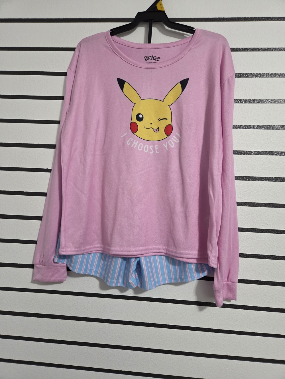 Pokémon Pink Pikachu - I Choose You - Long Sleeve Top